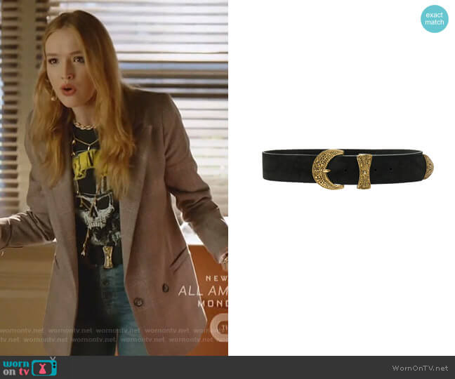 B-Low The Belt Wide Shaped Belt worn by Kirby Anders (Maddison Brown) on Dynasty