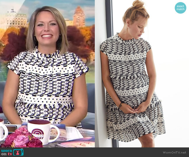 A Pea in the Pod Schiffli Maternity Dress - Shimla Collection worn by Dylan Dreyer on Today
