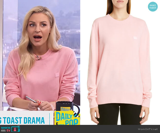 Acne Studios Nalon Sweater worn by Morgan Stewart on E! News