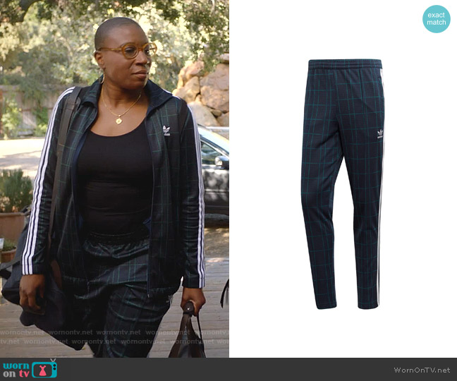 Adidas Adicolor Tartan Track Pants worn by Henrietta Wilson (Aisha Hinds) on 9-1-1