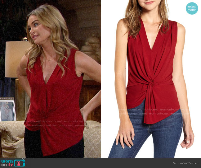 Bailey 44 Amber Top worn by Shauna Fulton (Denise Richards) on The Bold and the Beautiful