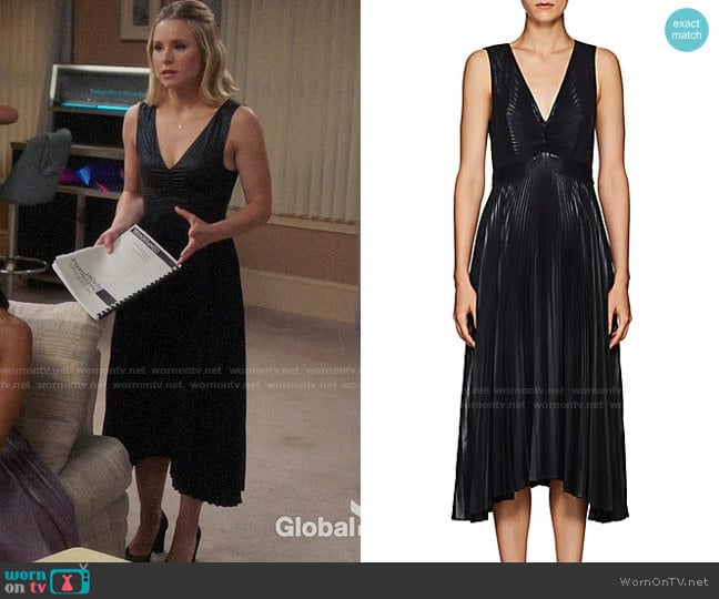 A.L.C. Marisol Dress worn by Eleanor Shellstrop (Kristen Bell) on The Good Place