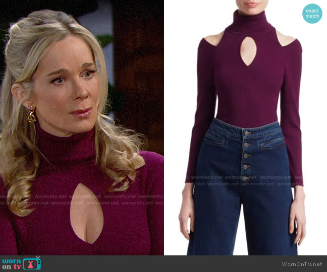 A.L.C. Matera Sweater worn by Donna Logan (Jennifer Gareis) on The Bold and the Beautiful
