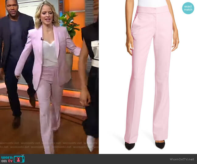 A.L.C. Nigel Wide Leg Pants worn by Sara Haines on Good Morning America