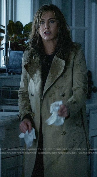 Alex’s trench coat on The Morning Show