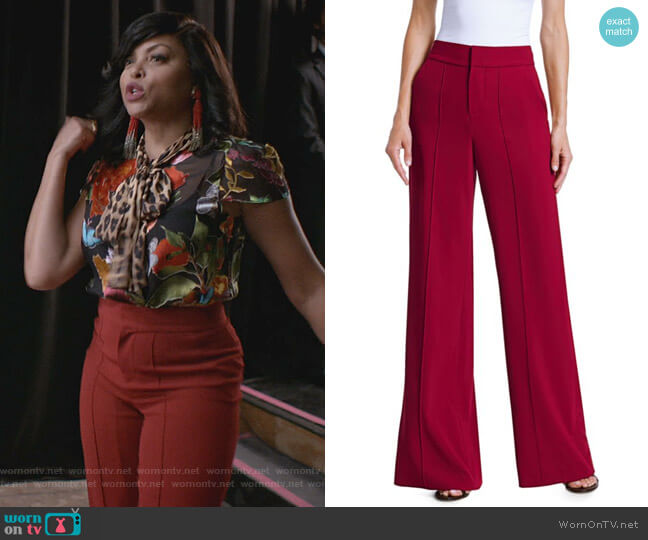 Alice + Olivia Dylan Pants worn by Cookie Lyon (Taraji P. Henson) on Empire
