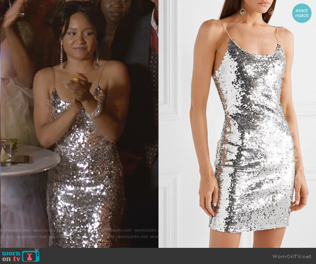 Alice + Olivia Giselle Sequin Dress