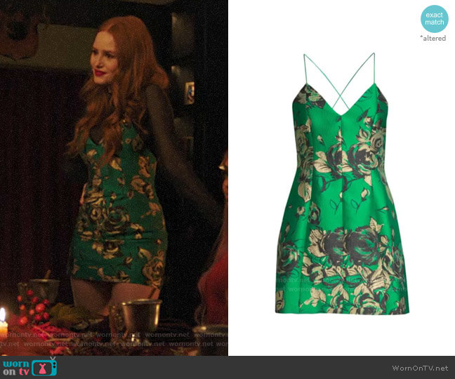 Alice + Olivia Tayla Dress worn by Cheryl Blossom (Madelaine Petsch) on Riverdale