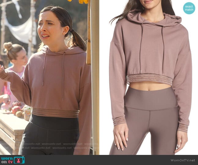 Alo K-O Hoodie worn by Izzy Levine (Esther Povitsky) on Dollface