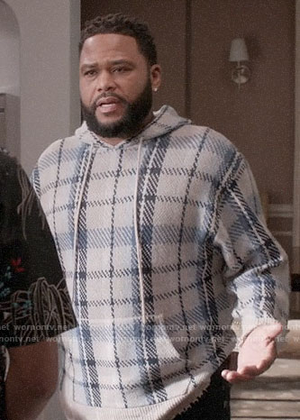Andre’s plaid hoodie on Black-ish