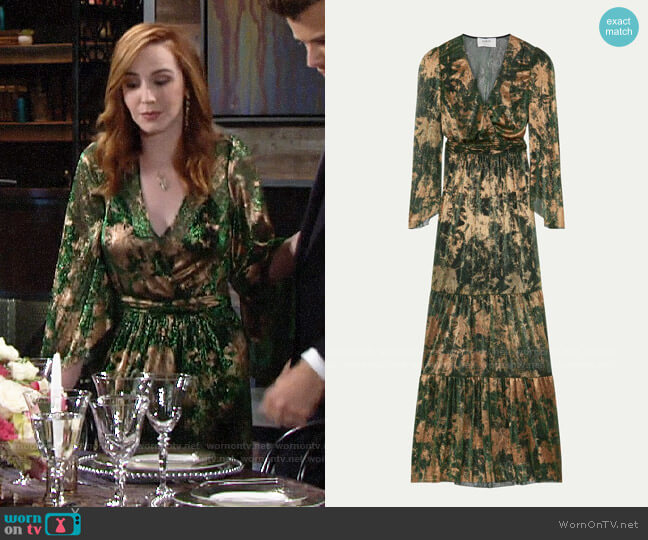 ba&sh Vianca Dress worn by Mariah Copeland (Camryn Grimes) on The Young and the Restless