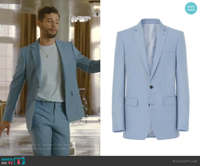 Burberry Classic Fit Tailored Jacket worn by Sam Flores (Rafael de la Fuente) on Dynasty