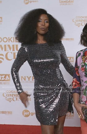 Carol Hardaway’s sequin asymmetric mini dress on Empire