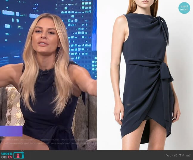 Cinq a Sept Nanon Mini Dress worn by Morgan Stewart on E! News