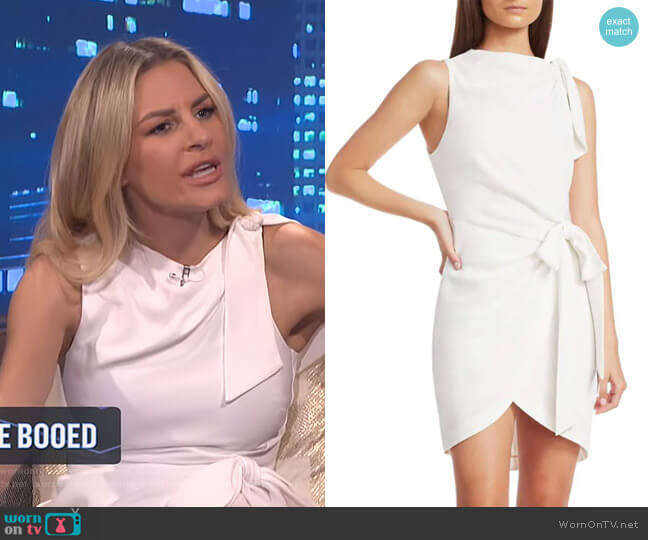 Cinq a Sept Nanon Mini Dress worn by Morgan Stewart on E! News