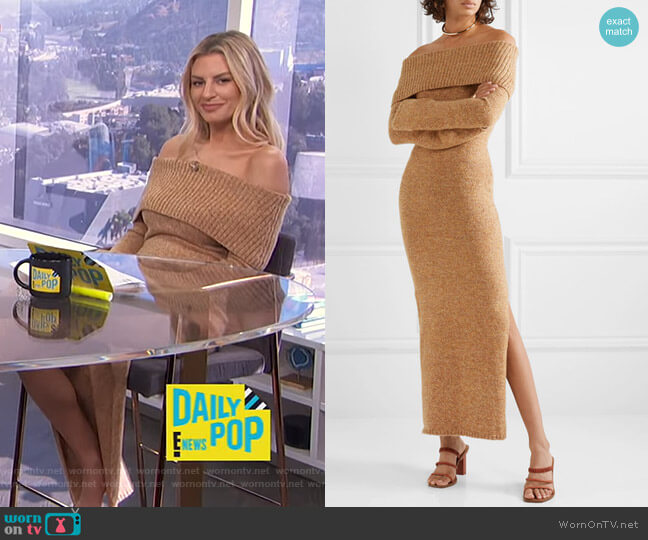 Cult Gaia Mariel Maxi Dress worn by Morgan Stewart on E! News