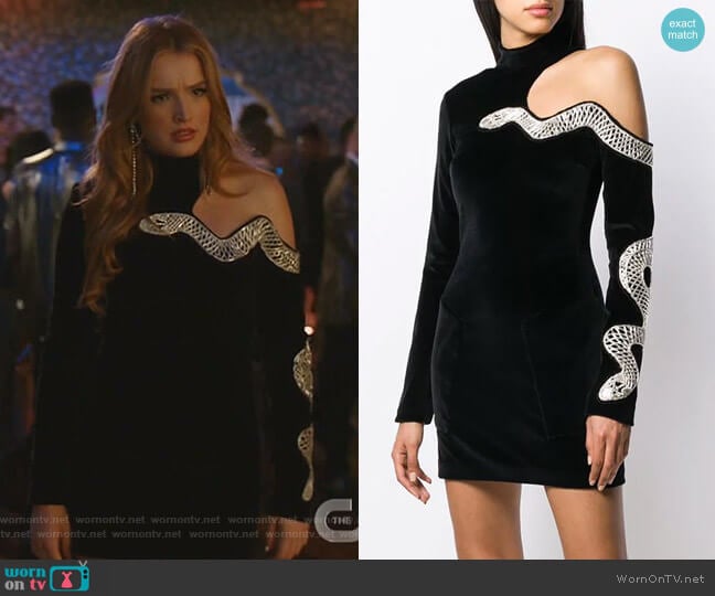 David Koma Cut-Out Embellished Dress worn by Kirby Anders (Maddison Brown) on Dynasty