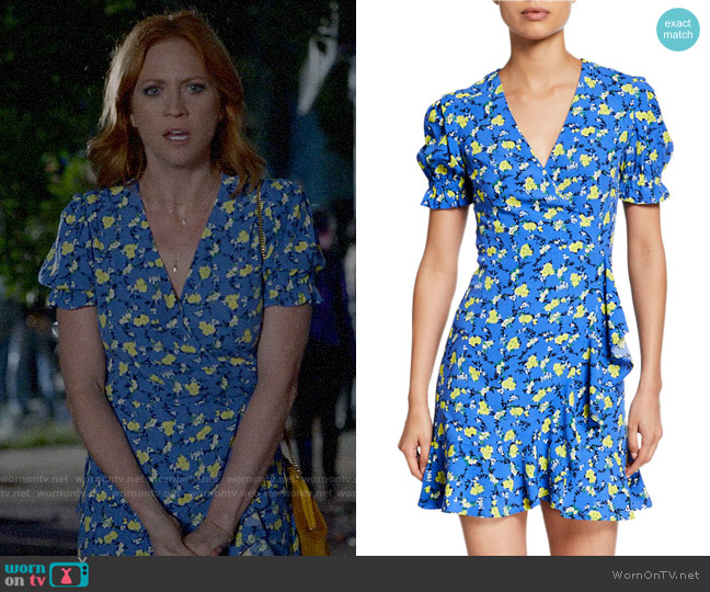 Diane von Furstenberg Emilia Dress worn by Julia Bechley (Brittany Snow) on Almost Family