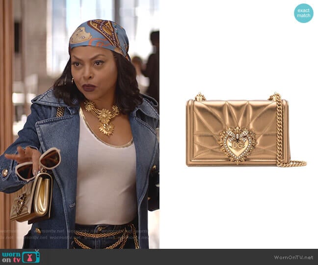 Dolce & Gabbana Devotion Shoulder Bag worn by Cookie Lyon (Taraji P. Henson) on Empire