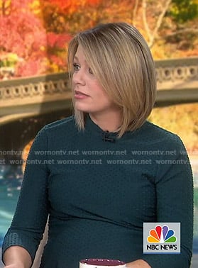 Dylan’s green polka dot maternity top on Today