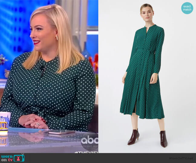 Hobbs London Tarini Dress worn by Meghan McCain on The View