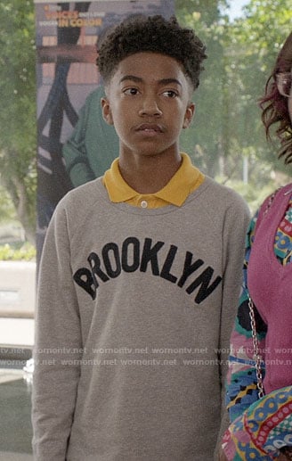 Jack’s BROOKLYN sweatshirt on Black-ish