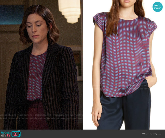 Joie Kelda Top worn by Briana Johnson (MaameYaa Boafo) on Bluff City Law