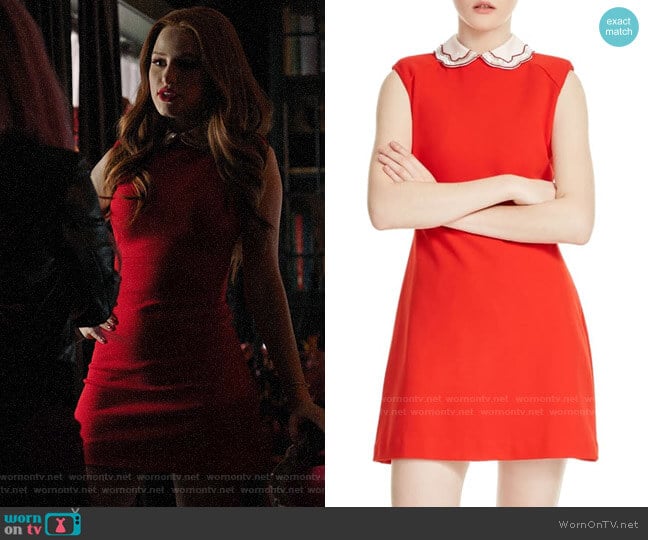 Maje Rangat Mindress worn by Cheryl Blossom (Madelaine Petsch) on Riverdale