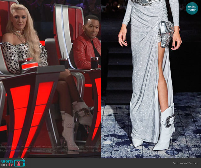 Philipp Plein Fall 2019 Collection worn by Gwen Stefani on The Voice
