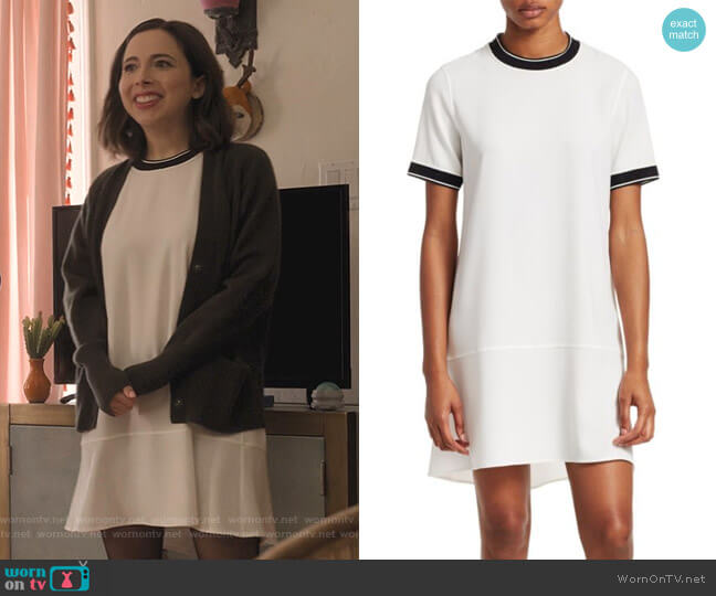 Rag & Bone Thatch T-Shirt Dress worn by Izzy Levine (Esther Povitsky) on Dollface