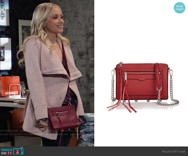 Rebecca Minkoff Avery Crossbody Bag worn by Lulu Spencer Falconeri (Emme Rylan) on General Hospital