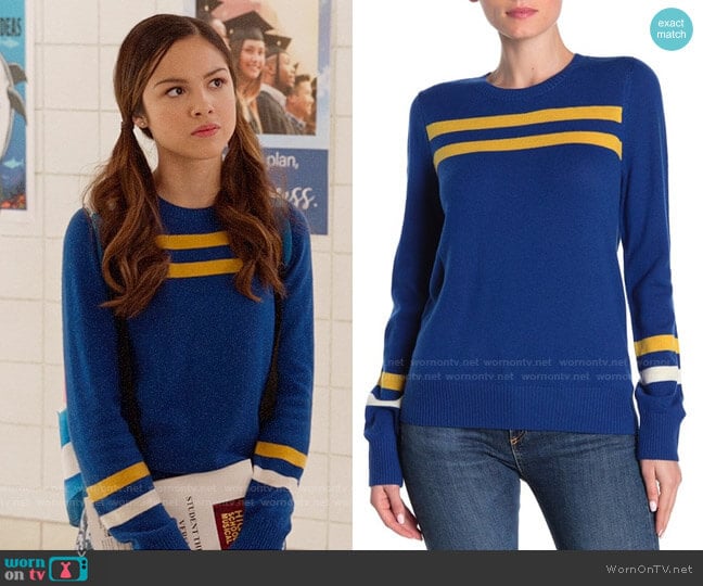Rebecca Minkoff Marlowe Sweater worn by Nini (Olivia Rodrigo) on High School Musical The Musical The Series