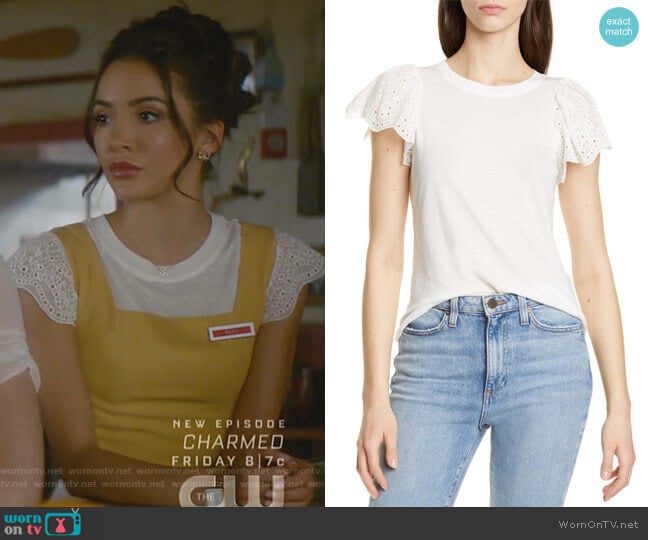Rebecca Taylor Livy Top worn by Bess (Maddison Jaizani) on Nancy Drew