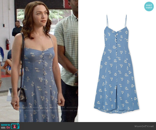 Reformation Cybill Dress worn by Cara Bloom (Violett Beane) on God Friended Me