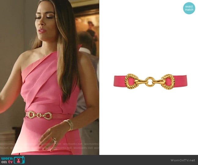 Rina Rider Belt worn by Cristal Jennings (Daniella Alonso) on Dynasty