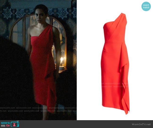 Roland Mouret Rivoli Dress worn by Macy Vaughn (Madeleine Mantock) on Charmed