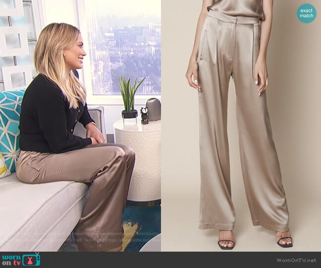 Sablyn Sable Silk Pants