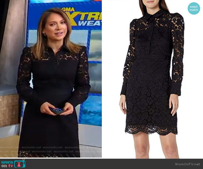 Shoshanna Highland Dress worn by Ginger Zee on Good Morning America