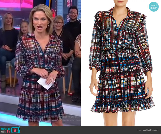 Shoshanna Selina Dress worn by Amy Robach on Good Morning America