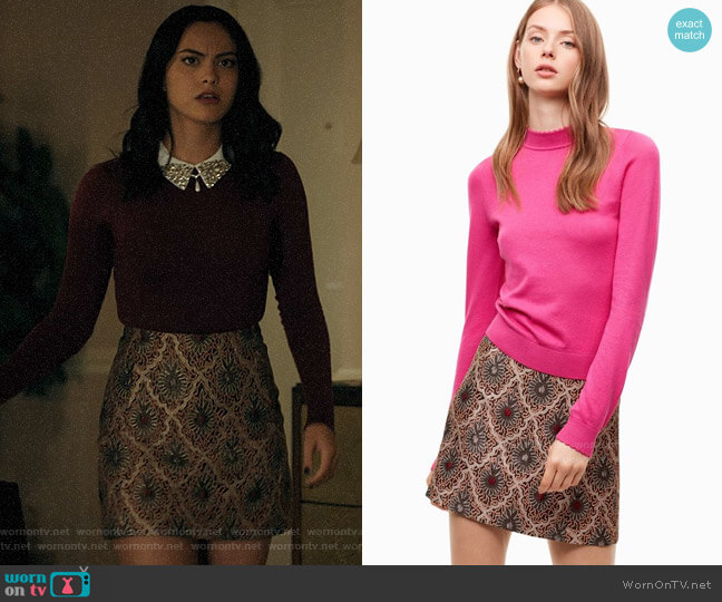 Sunday Best Lyra Skirt worn by Veronica Lodge (Camila Mendes) on Riverdale