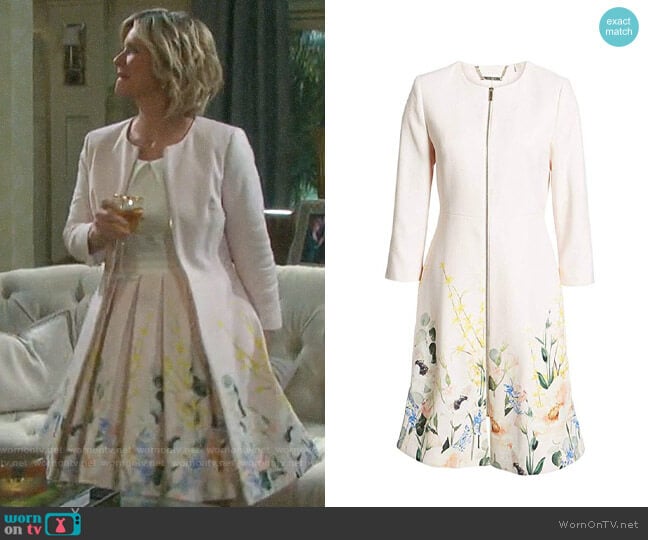 Ted Baker Luluuu Coat worn by Kayla Brady (Mary Beth Evans) on Days of our Lives