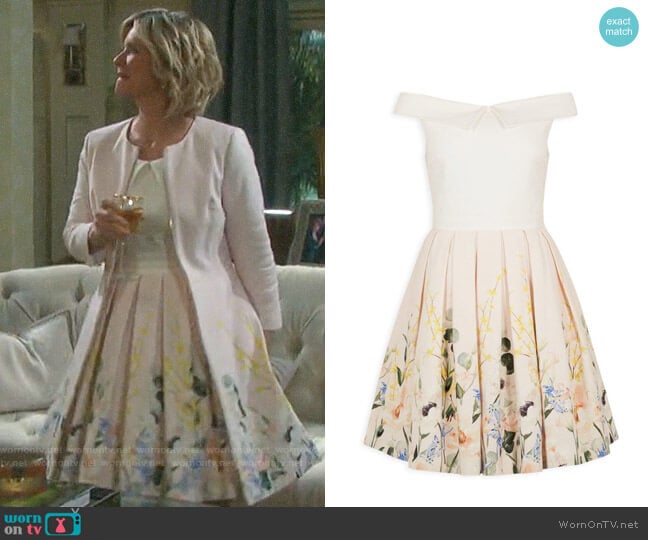Ted Baker Oceanne Dress worn by Kayla Brady (Mary Beth Evans) on Days of our Lives