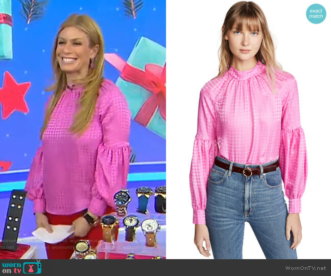 Veronica Beard Cicley Top worn by Jill Martin on Today