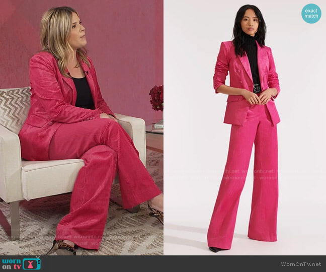 Veronica Beard Damon Trouser worn by Jenna Bush Hager on Today