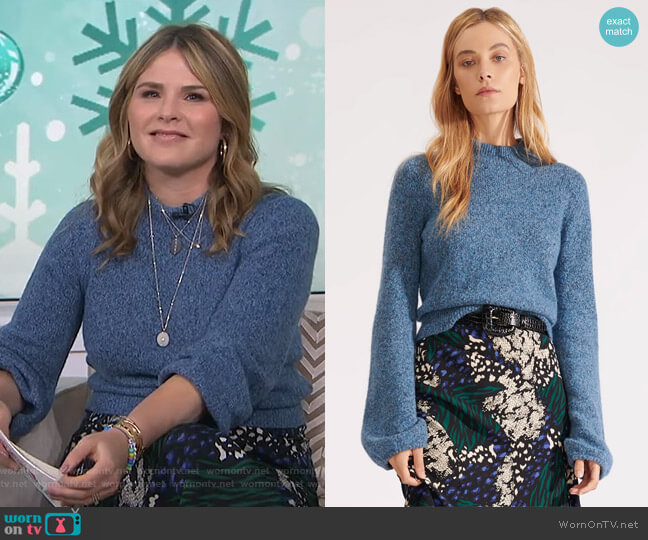Veronica Beard Alexey Sweater worn by Jenna Bush Hager on Today