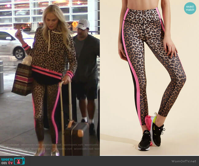 Veronica Beard x Bandier Ronda Leggings worn by Kameron Westcott on The Real Housewives of Dallas