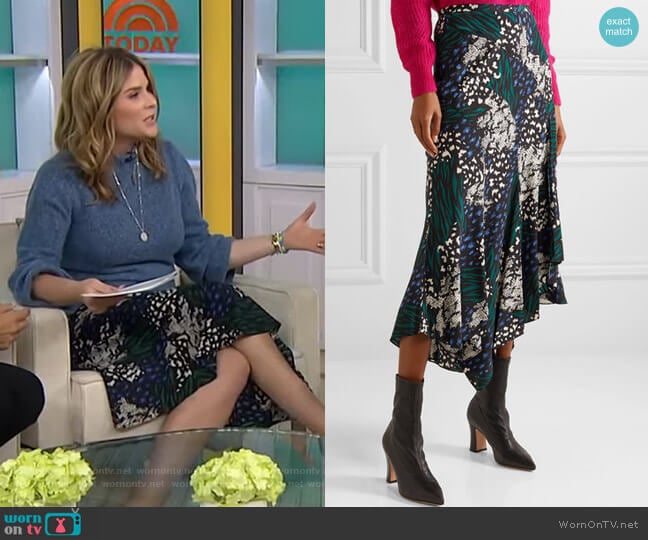 Veronica Beard Mac Skirt worn by Jenna Bush Hager on Today