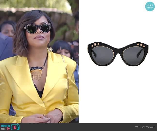 Versace Cat Eye Sunglasses worn by Cookie Lyon (Taraji P. Henson) on Empire