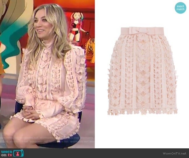Zimmermann Super Eight Flutter Mini Skirt