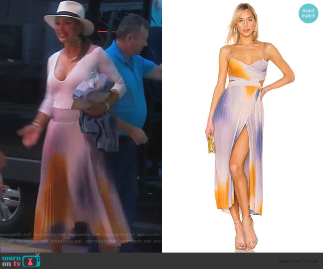 A.L.C. Sienna Ombre Dress worn by Kelly Dodd on The Real Housewives of Orange County